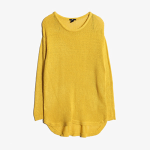 [중고] H&amp;M     [H&amp;M 그물 니트]    [Unisex L / Color - YELLOW]
