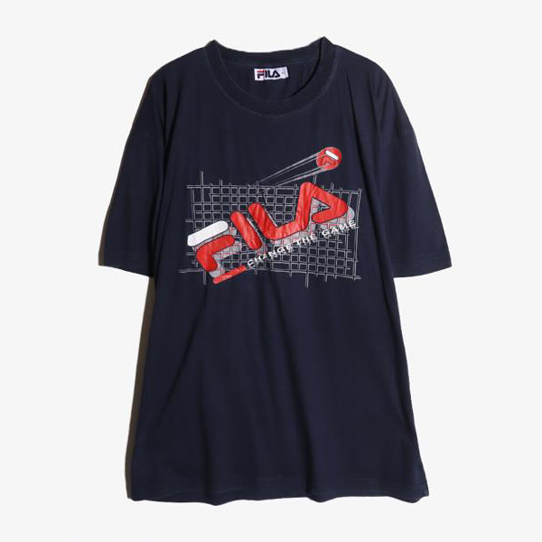 FILA - 휠라 코튼 라운드 티셔츠   Man XL