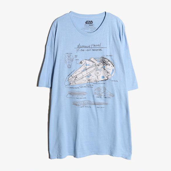 JPN -  코튼 라운드 티셔츠   Man 2XL