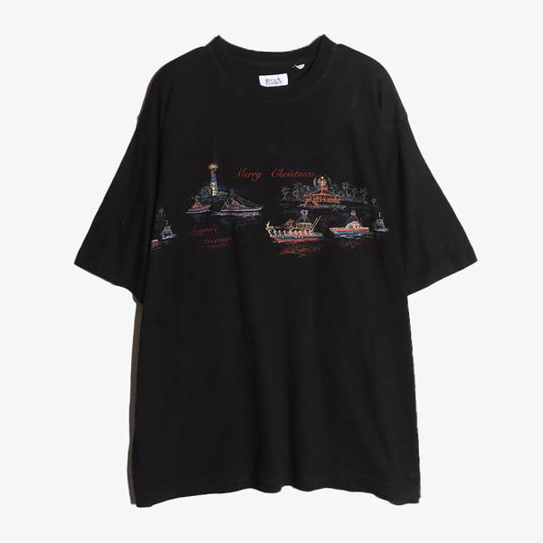 BOCA CLASSICS -  코튼 폴리 라운드 티셔츠   Man XL